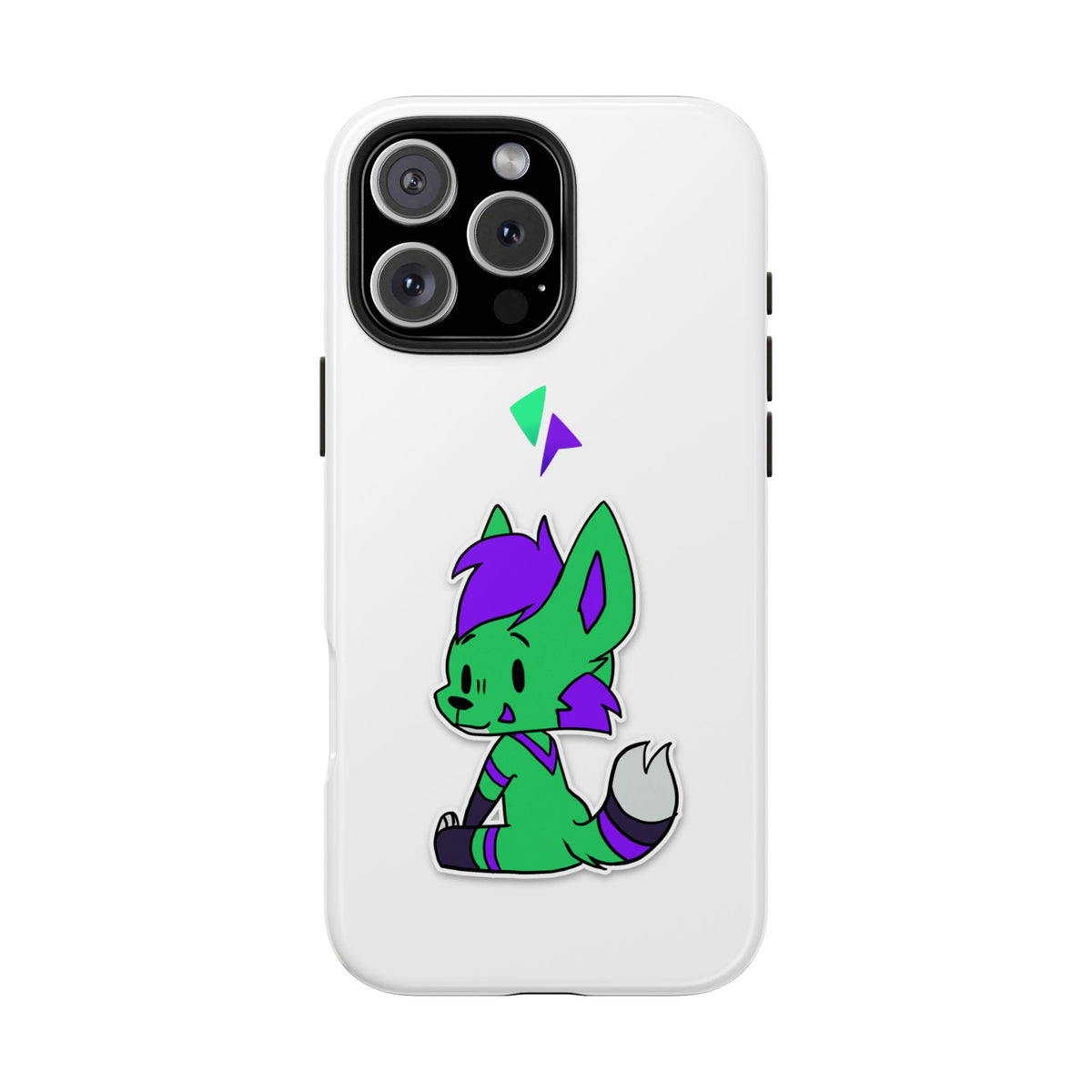 Cute Green Fox Phone Case