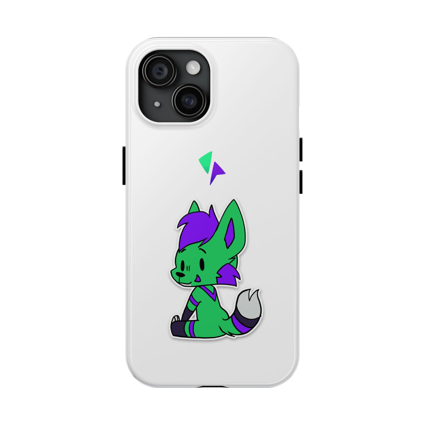 Cute Green Fox Phone Case