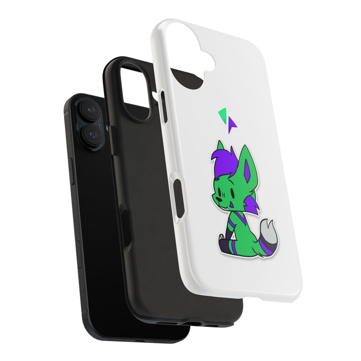 Cute Green Fox Phone Case