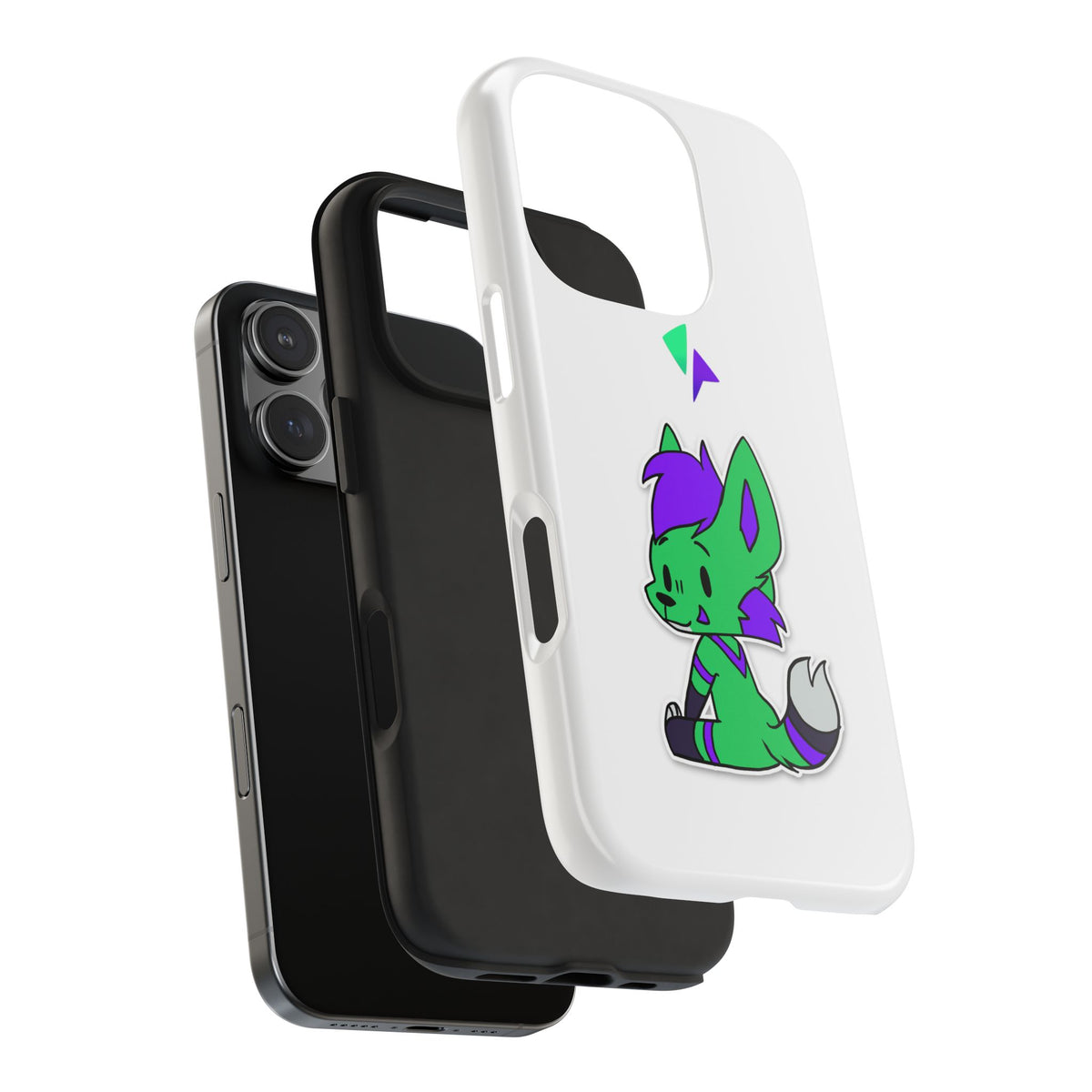 Cute Green Fox Phone Case