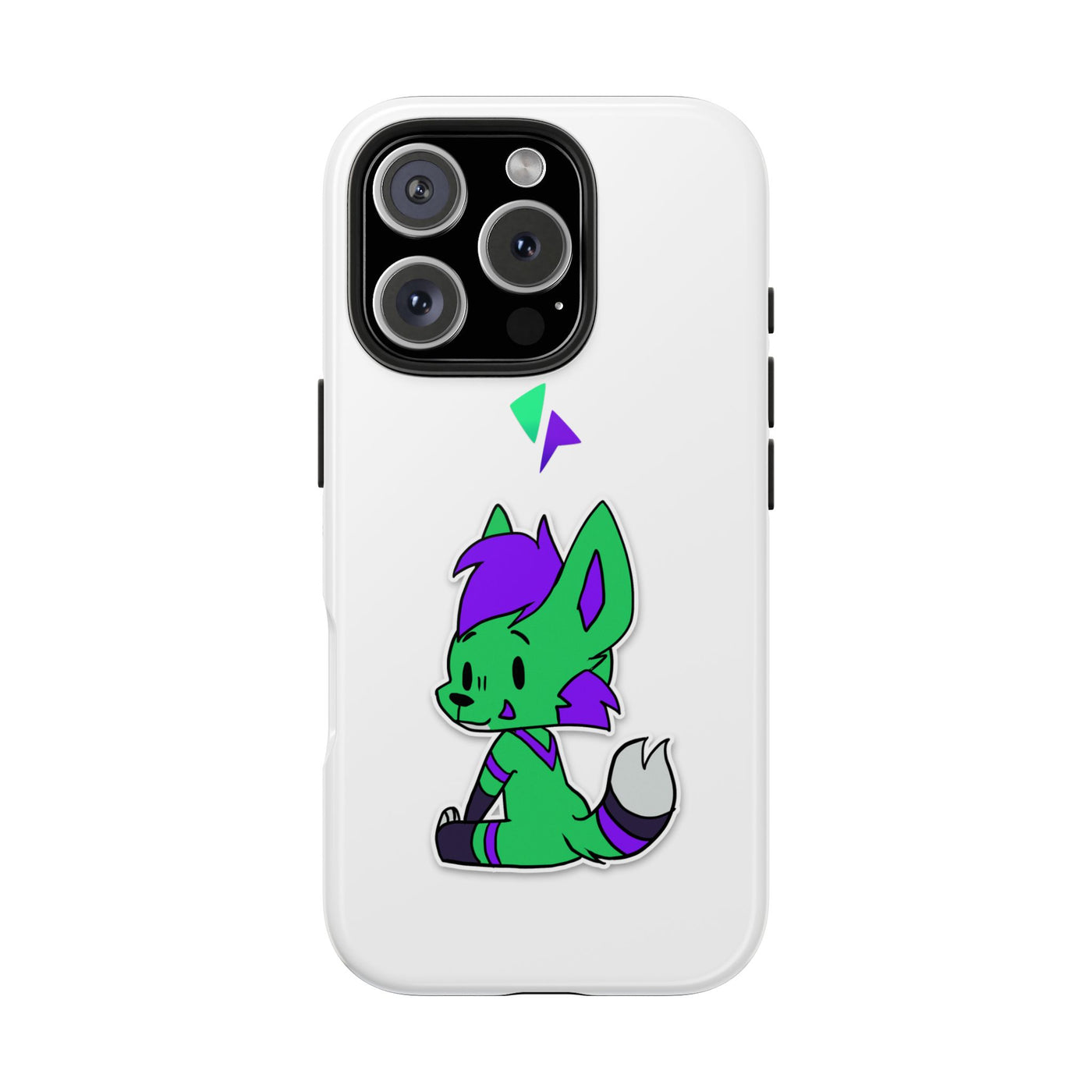 Cute Green Fox Phone Case
